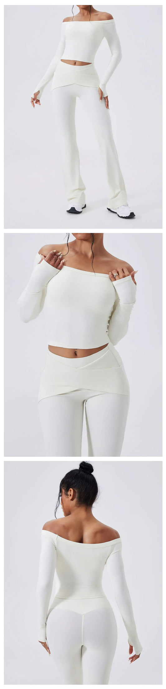 SculptFit Long Sleeve Active Top – Breathable & Seamless