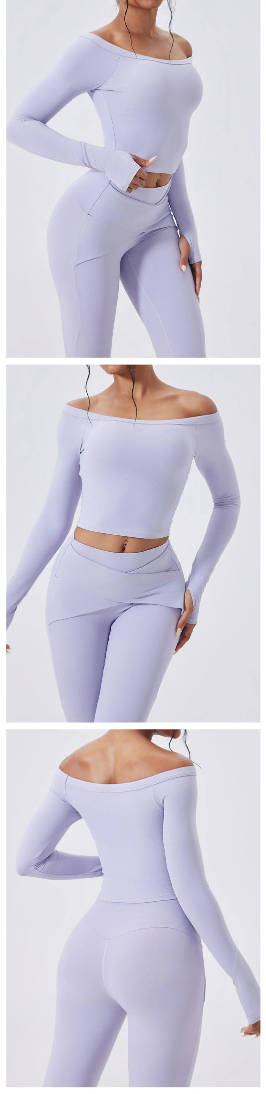 SculptFit Long Sleeve Active Top – Breathable & Seamless